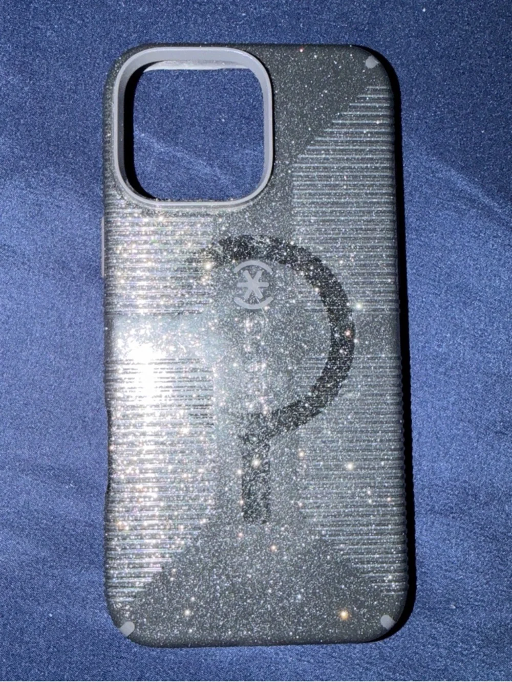 speck Black Glitter iPhone Case with MagSafe